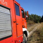 19.08.2015. Pożar lasu w Klonówce, gmina Masłów / Kamil Król / Radio Kielce