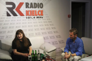 5.8.2015 Kielce. Basia Trzetrzelewska była gościem Radia Kielce / Wojciech Habdas / Radio Kielce