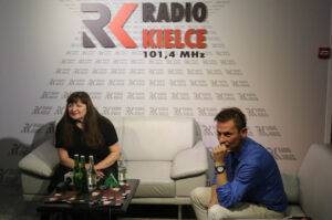 5.8.2015 Kielce. Basia Trzetrzelewska była gościem Radia Kielce / Wojciech Habdas / Radio Kielce