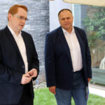 25.8.2015 Kielce. Konferencja prasowa ugrupowania Nowoczesna.pl z udziałem Adama Cyrańskiego i Mateusza Sabata / Wojciech Habdas / Radio Kielce