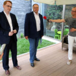 25.8.2015 Kielce. Konferencja prasowa ugrupowania Nowoczesna.pl z udziałem Adama Cyrańskiego i Mateusza Sabata / Wojciech Habdas / Radio Kielce