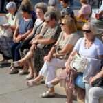 26.8.2015 Kielce. Beata Szydło spotkała się z mieszkańcami na pl. Artystów. / Wojciech Habdas / Radio Kielce