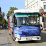 26.8.2015 Kielce. Beata Szydło spotkała się z mieszkańcami na pl. Artystów. / Wojciech Habdas / Radio Kielce