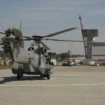 28.08.2015. Śmigłowce bojowe wylądowały na terenie Targów Kielce / Włodzimierz Batóg / Radio Kielce