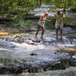 17.08.2015. Green Velo Podkarpacie. Rzeka Tanew / Robert Felczak / Radio Kielce