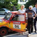 14.05.2015 Zagnańsk. Złombol. Wyjazd Bartłomieja Kowalewskiego / Kamil Król / Radio Kielce