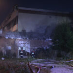 Pożar przy ulicy Czarnowskiej (4 września 2015) / Piotr Michalski / Radio Kielce