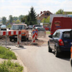 Problemy z przejazdem ulicą Klonową w Kielcach (22 września 2015 r.) / Kamil Król / Radio Kielce