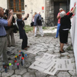 Mowa nienawiści w Muzeum Narodowym w Kielcach (3 września 2015) / Piotr Michalski / Radio Kielce