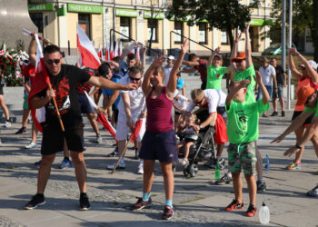 Drugi bieg happeningowy I Kompanii Kadrowej (12 sierpnia 2015 r.) / Piotr Michalski / Radio Kielce