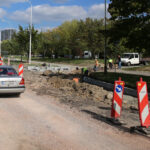 Problemy z przejazdem ulicą Klonową w Kielcach (22 września 2015 r.) / Kamil Król / Radio Kielce