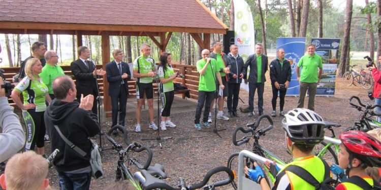 Sielpia. Otwarcie pierwszego odcinka Green Velo w regionie (19 września 2015 r.) / Robert Felczak / Radio Kielce