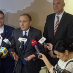 18.9.2015 Starachowice. Konferencja z udziałem Grzegorza Schetyny. / Krzysztof Bujnowicz / Radio Kielce