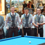 W 6 kolejce bilardowej ekstraklasy Nosan Kielce pokonał Metal Fach Sokółkę  14:7. Mecz rozgrywano w Galerii Handlowej Echo. / Radio Kielce