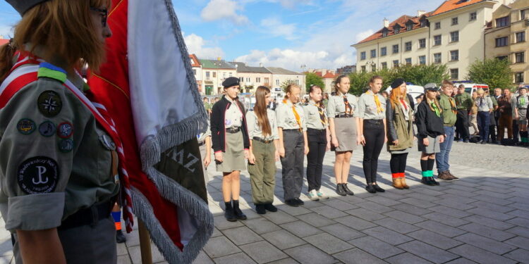 27.09.2015. Ostrowiecki hufiec ZHP świętuje jubileusz stulecia / Teresa Czajkowska / Radio Kielce