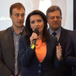 26.9.2105 Kielce. Liderka świętokrzyskiej Platformy Obywatelskiej Marzena Okła-Drewnowicz zainaugurowała w sobotę kampanię wyborczą. / Bartłomiej Zapała / Radio Kielce