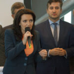 26.9.2105 Kielce. Liderka świętokrzyskiej Platformy Obywatelskiej Marzena Okła-Drewnowicz zainaugurowała w sobotę kampanię wyborczą. / Bartłomiej Zapała / Radio Kielce