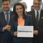 26.9.2105 Kielce. Liderka świętokrzyskiej Platformy Obywatelskiej Marzena Okła-Drewnowicz zainaugurowała w sobotę kampanię wyborczą. / Bartłomiej Zapała / Radio Kielce