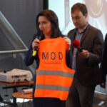 26.9.2105 Kielce. Liderka świętokrzyskiej Platformy Obywatelskiej Marzena Okła-Drewnowicz zainaugurowała w sobotę kampanię wyborczą. / Bartłomiej Zapała / Radio Kielce