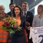 26.9.2105 Kielce. Liderka świętokrzyskiej Platformy Obywatelskiej Marzena Okła-Drewnowicz zainaugurowała w sobotę kampanię wyborczą. / Bartłomiej Zapała / Radio Kielce