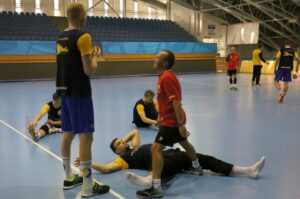 19.09.2015. Trening piłkarzy ręcznych Vive Tauronu Kielce w Szeged / Jarosław Dragan / Radio Kielce