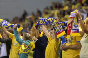 26.09.2015. 2. kolejka Ligi Mistrzów piłkarzy ręcznych: Vive Tauron - Montpellier / Kamil Król / Radio Kielce