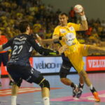 26.09.2015. 2. kolejka Ligi Mistrzów piłkarzy ręcznych: Vive Tauron - Montpellier / Kamil Król / Radio Kielce