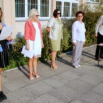 01.09.2015. Rozpoczęcie roku szkolnego w Zespole Szkół Ogólnokształcących nr 16 im.  Janusza Kusocińskiego w Kielcach / Kamil Król / Radio Kielce