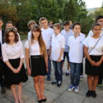 01.09.2015. Rozpoczęcie roku szkolnego w Zespole Szkół Ogólnokształcących nr 16 im.  Janusza Kusocińskiego w Kielcach / Kamil Król / Radio Kielce