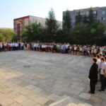 01.09.2015. Rozpoczęcie roku szkolnego w Zespole Szkół Ogólnokształcących nr 16 im.  Janusza Kusocińskiego w Kielcach / Kamil Król / Radio Kielce