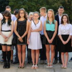 01.09.2015. Rozpoczęcie roku szkolnego w Zespole Szkół Ogólnokształcących nr 16 im.  Janusza Kusocińskiego w Kielcach / Kamil Król / Radio Kielce