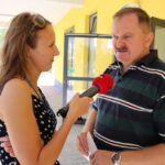 01.09.2015. Pacjenci szpitalika dziecięcego w Kielcach zostali przeniesieni do nowej siedziby przy ul. Grunwaldzkiej. Dyrektor lecznicy Włodzimierz Wielgus / Kamil Król / Radio Kielce