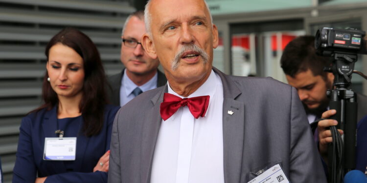 02.09.2015. Janusz Korwin-Mikke gościem MSPO / Kamil Król / Radio Kielce