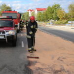06.09.2015. Pożar miejskiego autobusu w Kielcach / Kamil Król / Radio Kielce