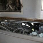 06.09.2015. Pożar miejskiego autobusu w Kielcach / Kamil Król / Radio Kielce