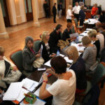 6.9.2015 Kielce. W Urzędzie Miasta przyjmowane są wyniki referendum z poszczególnych Komisji / Wojciech Habdas / Radio Kielce