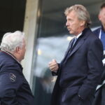 08.09.2015. Towarzyski mecz reprezentacji U-21 Polska-Szwecja. Prezes PZPN Zbigniew Boniek (z prawej) w rozmowie z Andrzejem Grajewskim / Kamil Król / Radio Kielce