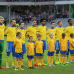 08.09.2015. Towarzyski mecz reprezentacji U-21 Polska-Szwecja. Drużyna gości / Kamil Król / Radio Kielce