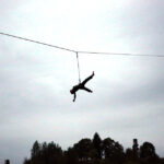 25.9.2015 Kielce. Kadzielnia Sport Festiwal 2015. Pokaz highline / Wojciech Habdas / Radio Kielce