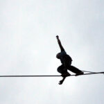 25.9.2015 Kielce. Kadzielnia Sport Festiwal 20125.9.2015 Kielce. Kadzielnia Sport Festiwal 2015. Pokaz highline5 / Wojciech Habdas / Radio Kielce