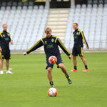 7.9.2015 Kielce. Trening młodzieżowej reprezentacji Szwecji przed meczem z Polską. / Wojciech Habdas / Radio Kielce