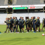 7.9.2015 Kielce. Trening młodzieżowej reprezentacji Szwecji przed meczem z Polską. / Wojciech Habdas / Radio Kielce