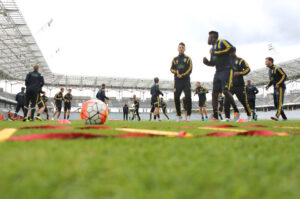 7.9.2015 Kielce. Trening młodzieżowej reprezentacji Szwecji przed meczem z Polską. / Wojciech Habdas / Radio Kielce