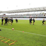 7.9.2015 Kielce. Trening młodzieżowej reprezentacji Szwecji przed meczem z Polską. / Wojciech Habdas / Radio Kielce