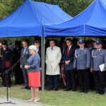 11.9.2015 Kielce. Rocznica zamachów 11 września 2001 przed pomnikiem Homo Homini / Wojciech Habdas / Radio Kielce