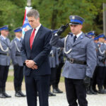 11.9.2015 Kielce. Rocznica zamachów 11 września 2001 przed pomnikiem Homo Homini / Wojciech Habdas / Radio Kielce