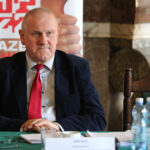 11.9.2015 Kielce. Przewodniczący Ogólnopolskiego Porozumienia Związków Zawodowych Jan Guz podczas spotkania z członkami OPZZ. / Wojciech Habdas / Radio Kielce