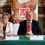 11.9.2015 Kielce. Przewodniczący Ogólnopolskiego Porozumienia Związków Zawodowych Jan Guz podczas spotkania z członkami OPZZ. / Wojciech Habdas / Radio Kielce