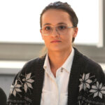 11.9.2015 Kielce. Konferencja prasowa partii Razem. n/z Anna Katarzyna Bera / Wojciech Habdas / Radio Kielce