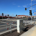 29.9.2015 Kielce. Węzeł Ślichowice, sygnalizacja świetlna. Ul. Grunwaldzka. / Wojciech Habdas / Radio Kielce